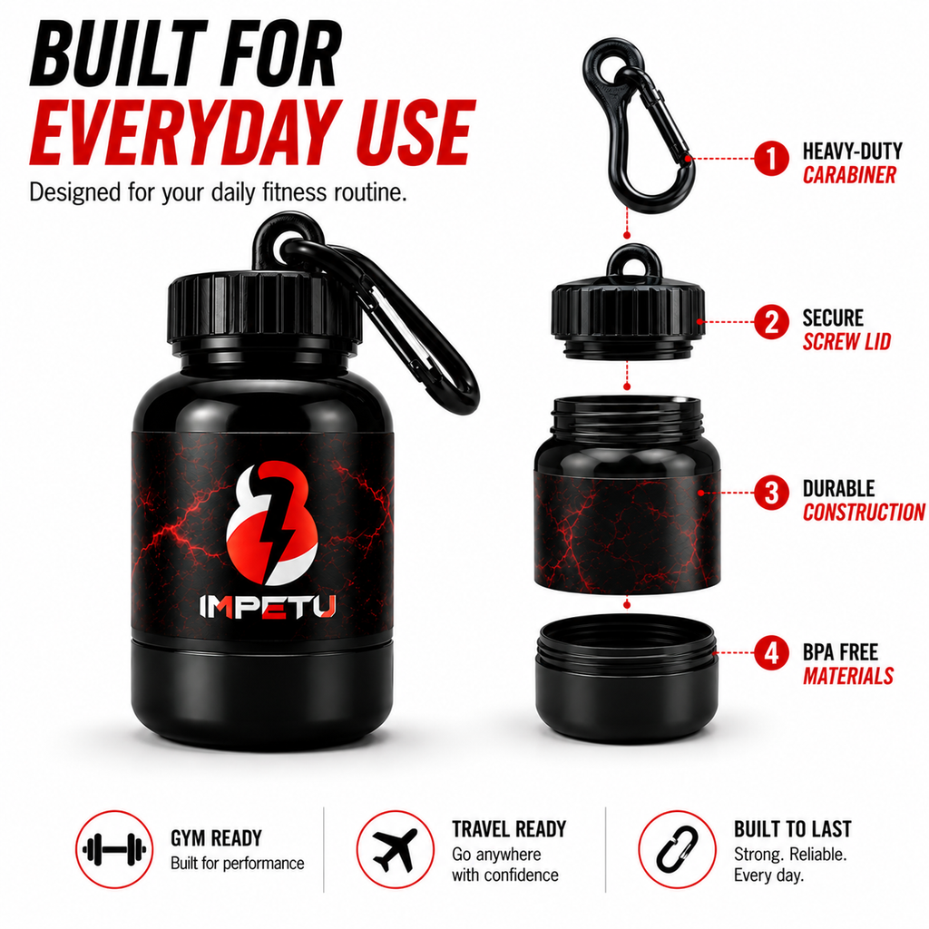 IMPETU Pill Case Keychain