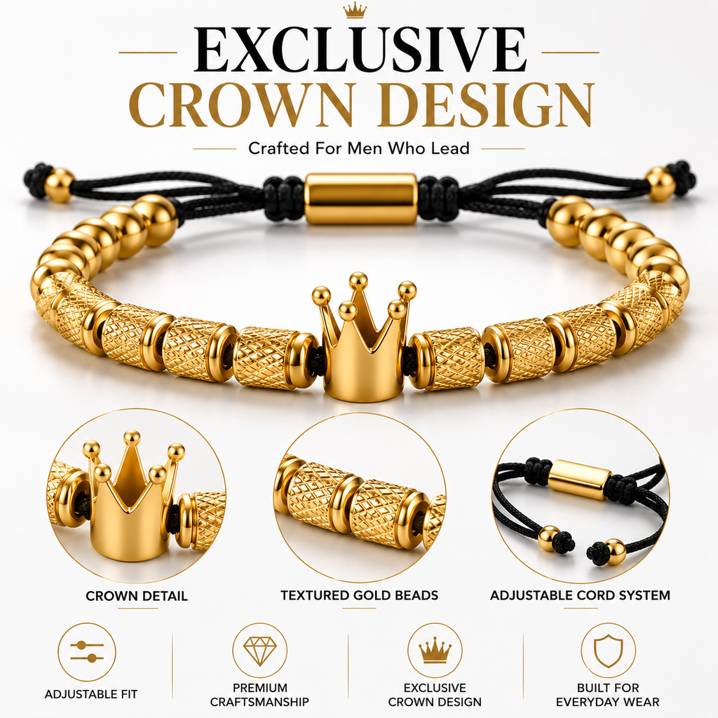 IMPETU Crown Bracelet for Men
