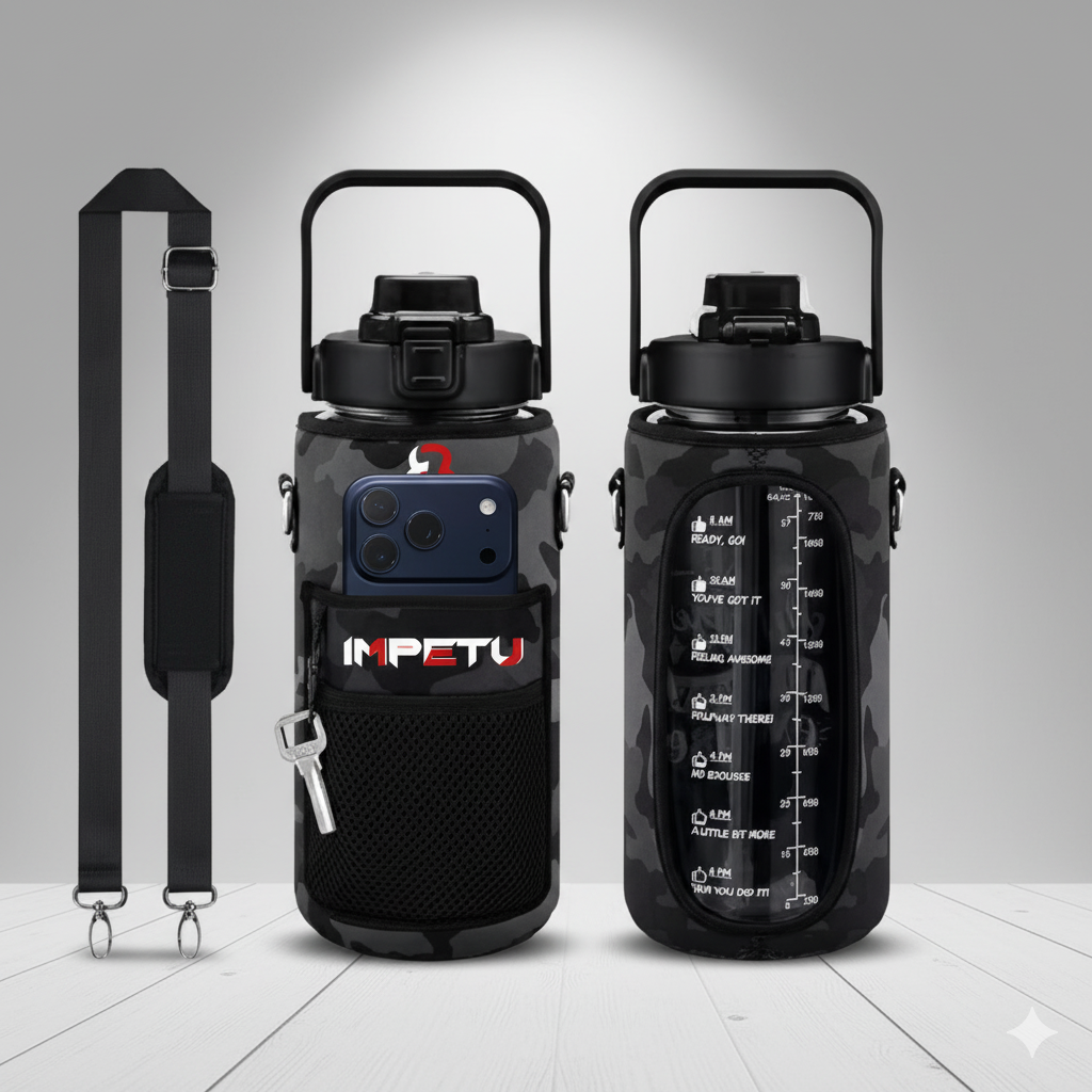IMPETU 2L Sport Water Bottle with Sleeve