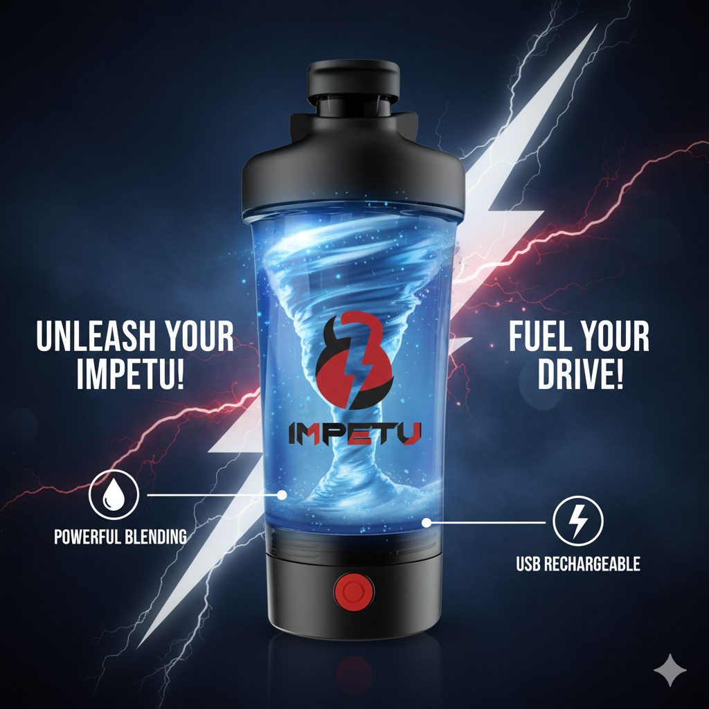 IMPETU Electric Protein Shaker Bottle