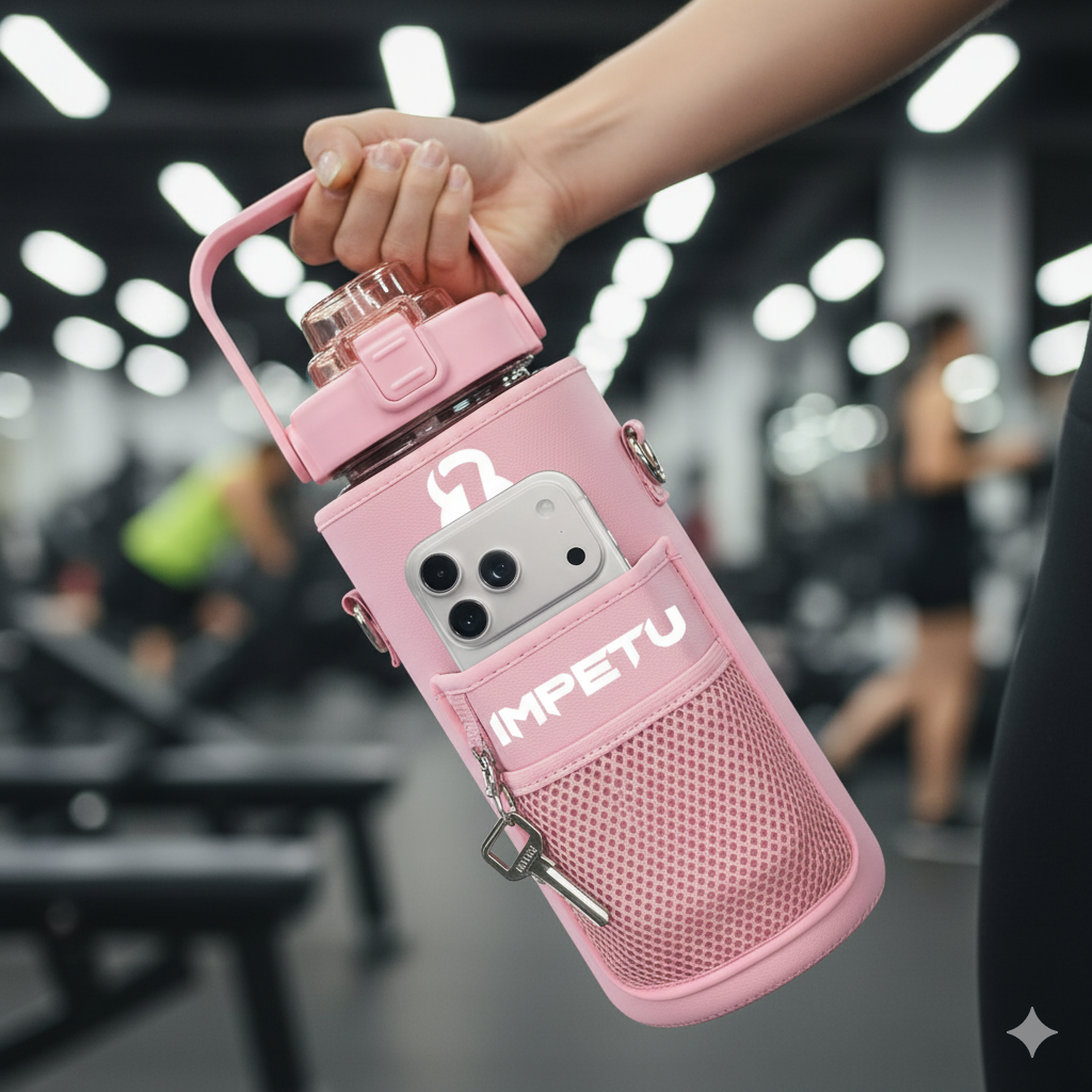 IMPETU 2L Sport Water Bottle with Sleeve