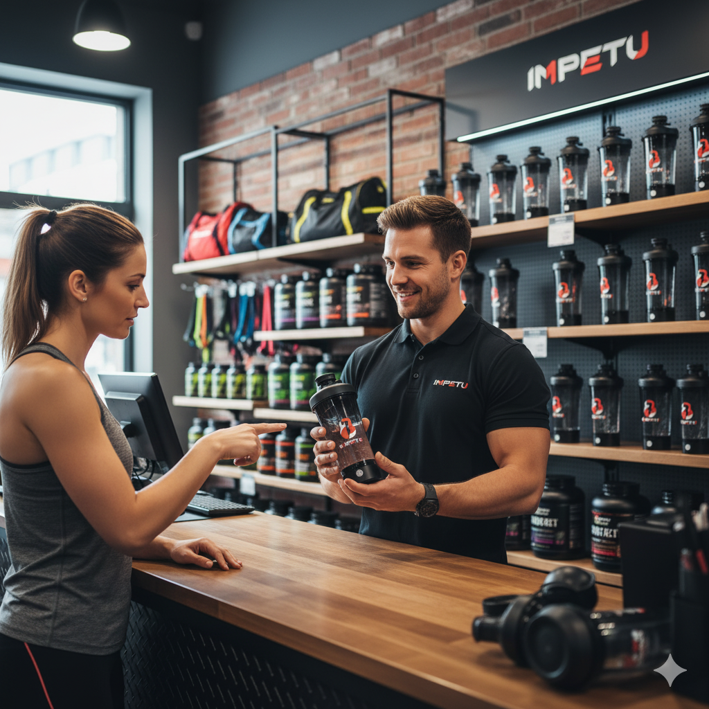 IMPETU Electric Protein Shaker Bottle