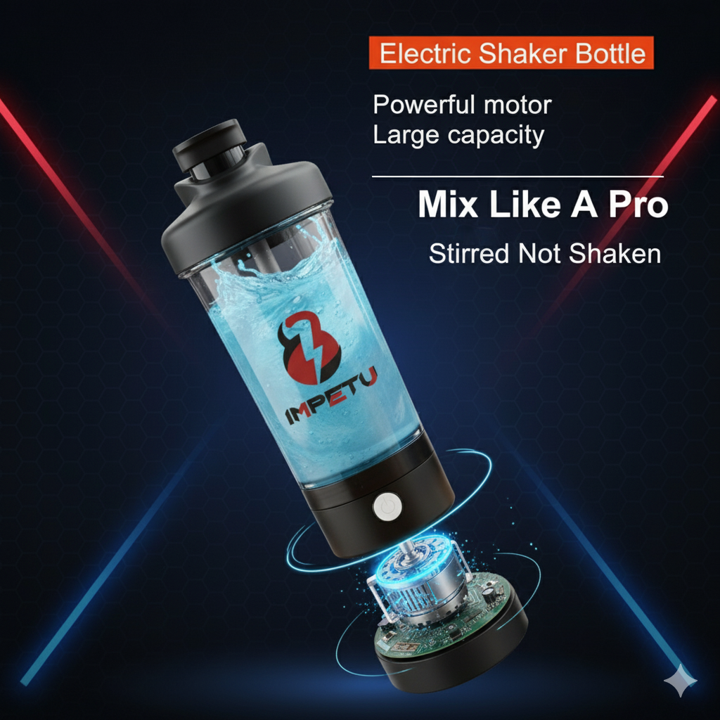 IMPETU Electric Protein Shaker Bottle
